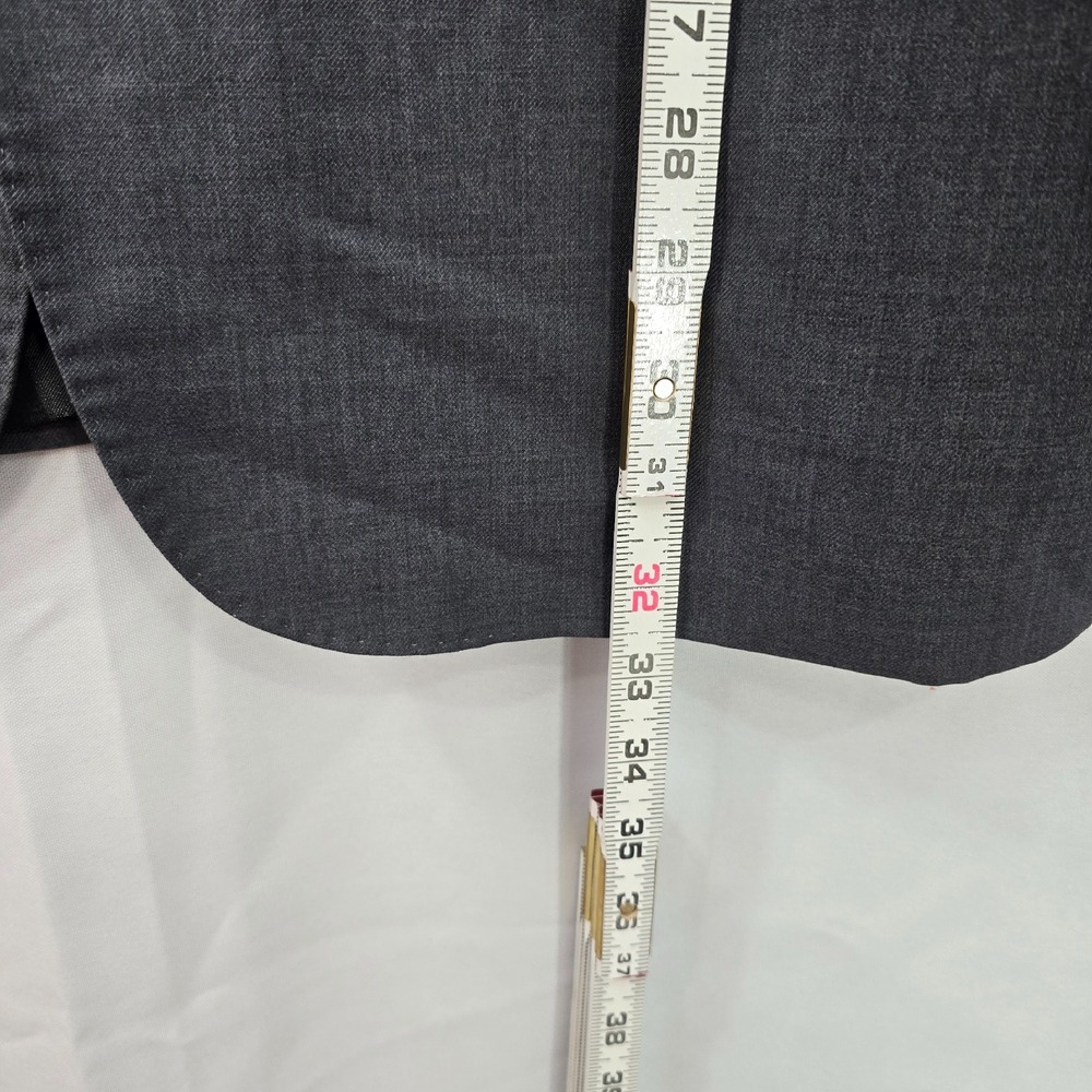 Camiloni Italia Wool Cashmere Blazer Charcoal Gray Sport Coat Size Men's 46R - Picture 10 of 13